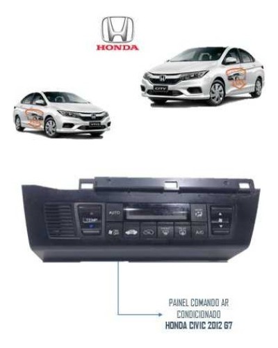 Painel Comando Ar Condicionado Honda Civic 2012 Sanwa2500b