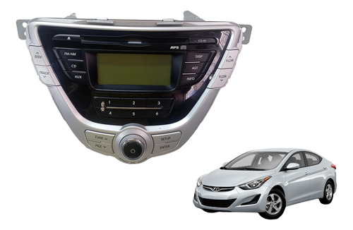 Comando Botão Radio Som Cd Player Elantra 2011 12 13 14 2015