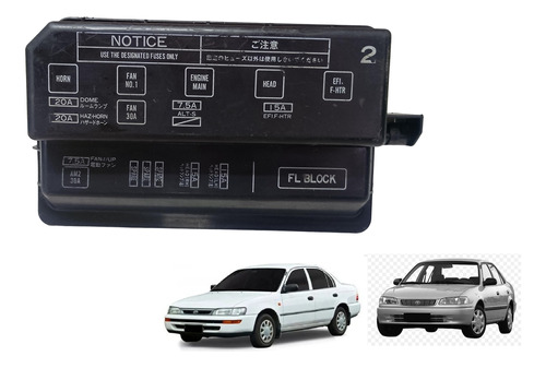 Tampa Caixa Fusível Corolla 1992 1993 A 2002 Original