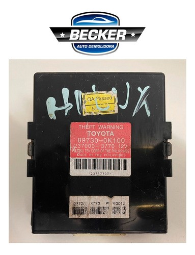 Módulo Alarme Hilux 2005/2015 - 897300k100