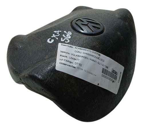 Tampa Capa Volante Buzina Vw Gol Parati G2 1996/05 (ap)