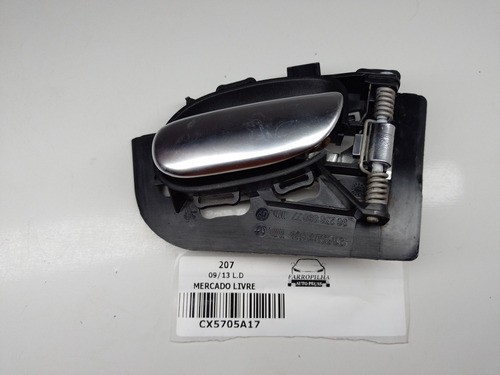 Maçaneta Interna L.d Peugeot 207 2009/2013 9632918877