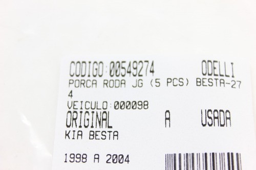 Porca Roda Jg (5 Pçs) Besta 98/04 Usado (274)