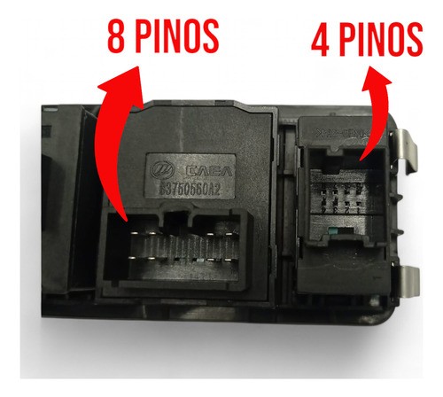 Botão Comando Luz Farol Retrovisor E Trava Portas Lifan X60