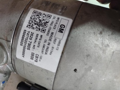 Compressor Ar Condicionado Onix 1.0 3cc Aspirado 2021 2022