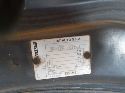 Capo Fiat Palio 2001 C/detalhe