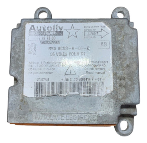 Módulo Central Peugeot 2001/08 Original 9650136980
