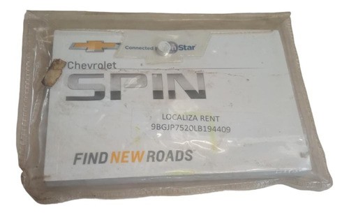 Manual Proprietário Chevrolet  Gm  Spin 2016 2017 2018 2019