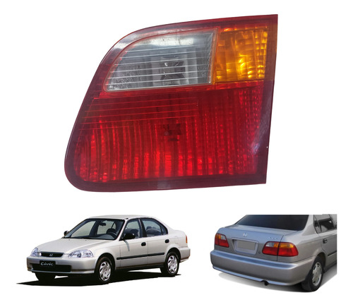 Lanterna Tampa Mala Honda Civic 1999 2000 Direito Original