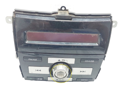 Rádio Original Honda City Ano 2009 A 2014 C/ Detalhe