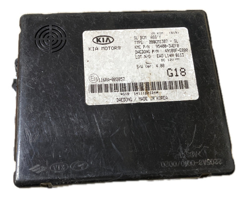 Módulo Bcm Kia Sportage 12 A 16 116ra002857