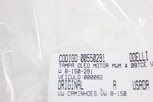 Tampa Óleo Motor Mwm 4.08tce Vw 8-150 05/12 Usado (291)