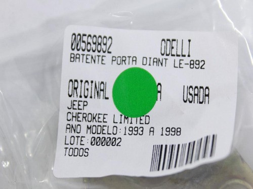 Batente Porta Diant Le Cherokee Limited 93/98 Us (892)