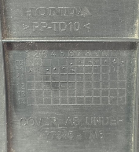 Moldura Acabamento Inferior Porta Luvas Honda City 2009 2012