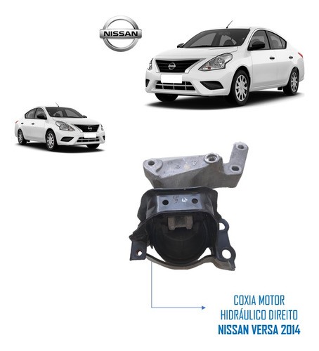 Coxim Motor Hidráulico Direito Nissan Versa 2014