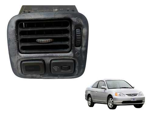 Difusor Ar Botão Cruise Regulagem Luz Painel Civic 96 A 00