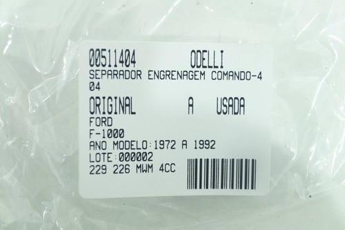 Separador Engrenagem Comando F-1000 72/92 Usado (404)