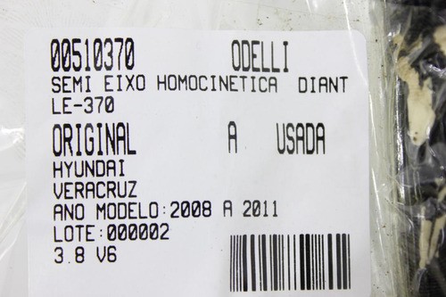 Semi Eixo Homocinética Diant Le Veracruz 08/11 Us (370)