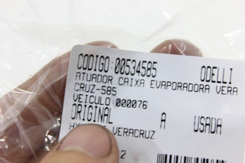 Atuador Caixa Evaporadora Veracruz 08/12 Usado (585)