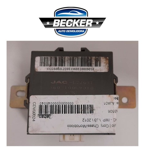 Módulo Sensor Estacionamento Jac J3 2012 - 3603100u9010