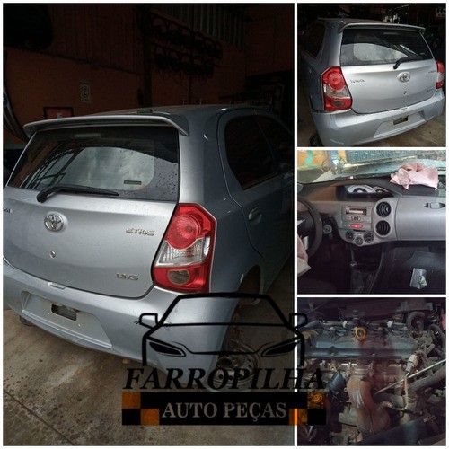 ,sucata Toyota Etios Hatch 13/16 1.3 16v Motor/câmbio/latari