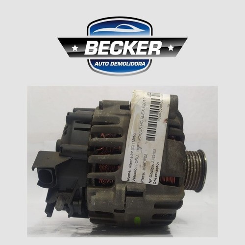 Alternador Ford Focus 1.6 16v Sigma 2011 - 7g9n10300cc