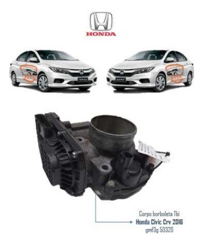 Corpo Borboleta Tbi Honda Civic Crv 2.0 2012 2013 2014 2016