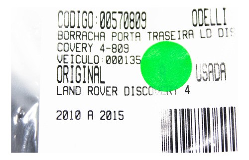 Borracha Porta Tras Ld Discovery 4 10/15 Us (809)