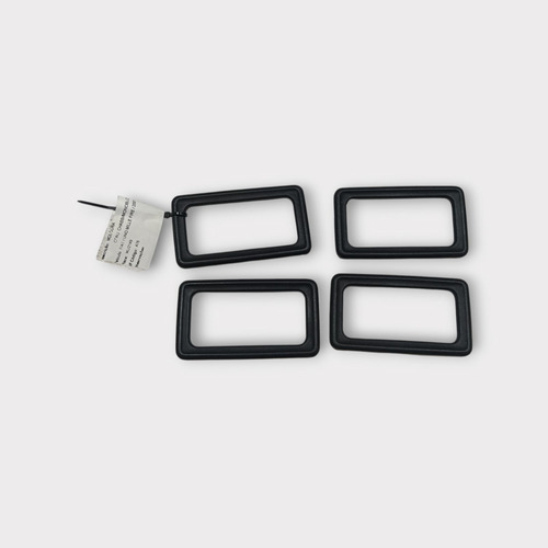 Kit 4 Moldura Maçaneta Forro Porta Fiat Uno Mille 1991 2013