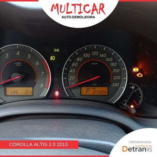 Corolla Altis 2013 Venda Peças Cambio Airbag Rodas