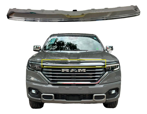 Friso Cromado Superior Grade Frontal Rampage Laramie 2024