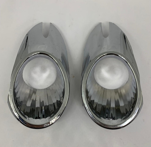 Par Aro Copo Moldura Cromada Farol Milha Novo Pálio Siena G4