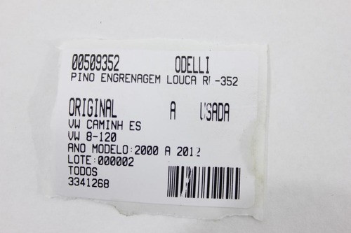 Pino Engrenagem Louca Re Vw 8-120 00/12 Usado (352)