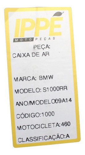 Caixa Ar Bmw S1000 Rr (460)