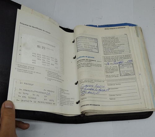Manual Do Proprietário Vw Golf Sapão 2.0 2001