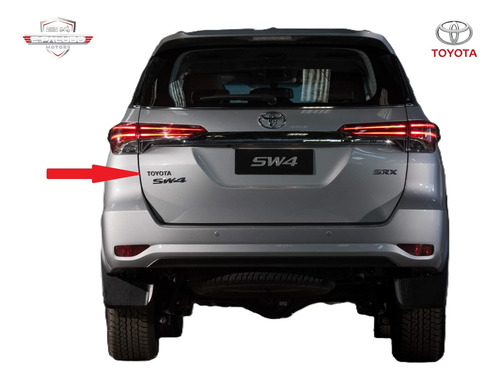 Emblema Tampa Traseira Toyota Hilux Sw4 16/20 754410k120