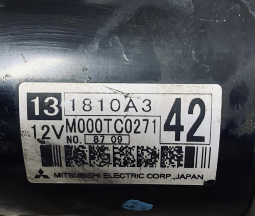 Motor Arranque Mitsubishi Outlander Asx Lancer M000tc0271
