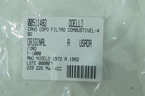 Cano Copo Filtro Combustivel F-1000 72/92 Usado (482)