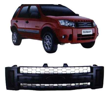 Grade Dianteira Ecosport 08/12 14076-00356