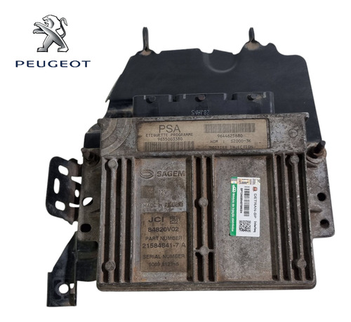 Módulo De Injeção Peugeot 206 1.4 8v Gasolina Pn: 215848417a