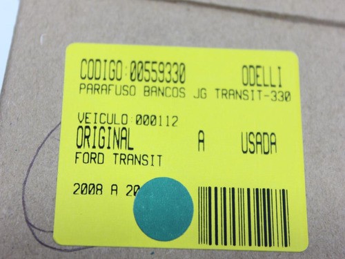 Parafuso Bancos Jg Transit 08/13 (330)