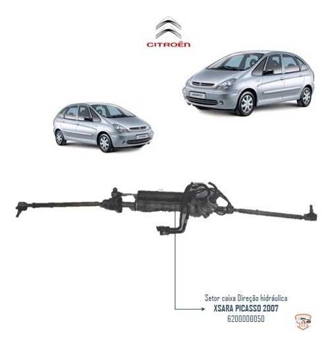 Setor Caixa Direção Hidráulica Xsara Picasso 2007 6200000050