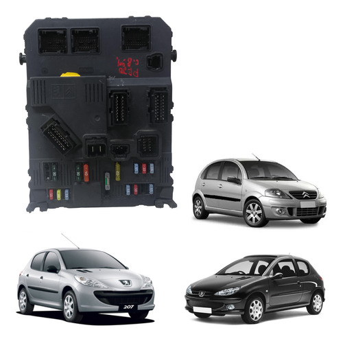 Módulo Fusivel Bsi Peugeot 206 207 Citroen C3 1.4 9657999780