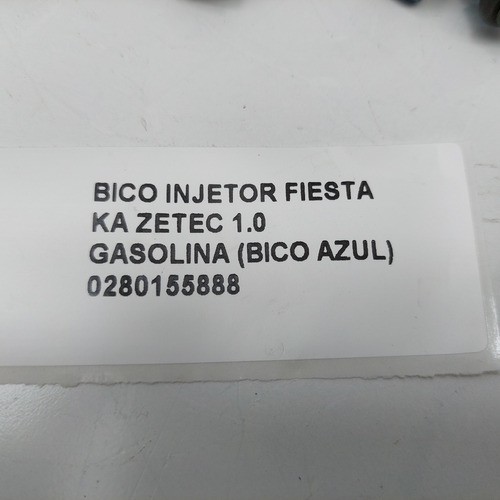 4 Bicos Injetores Ka / Fiesta 1.0 Gasolina Zetec 0280155888