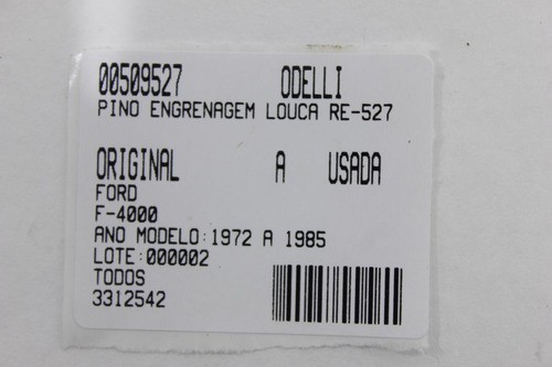 Pino Engrenagem Louca Re F-4000 72/85 Usado (527)