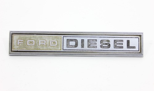 Plaqueta Emblema Ford Diesel F-11000 80/92 Usado (984)