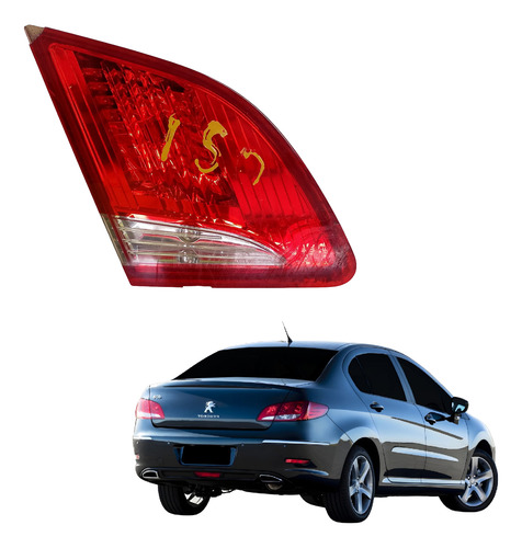 Lanterna Tampa Mala Peugeot 408 2011 2012 2013 2014 Esquerdo