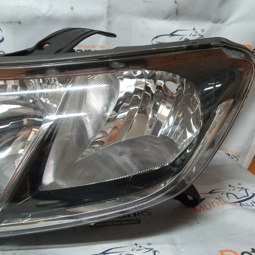 Farol Logan / Sandero 2014 2015 2016  Friso Cromado L E 6704