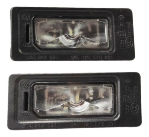 Par Luzes Placa Led T-cross Golf Jetta 5na943021 14826