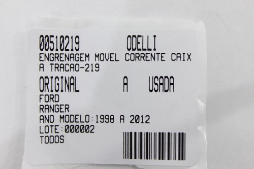 Engrenagem Movel Corrente Caixa Tração Ranger 98/12 Us (21